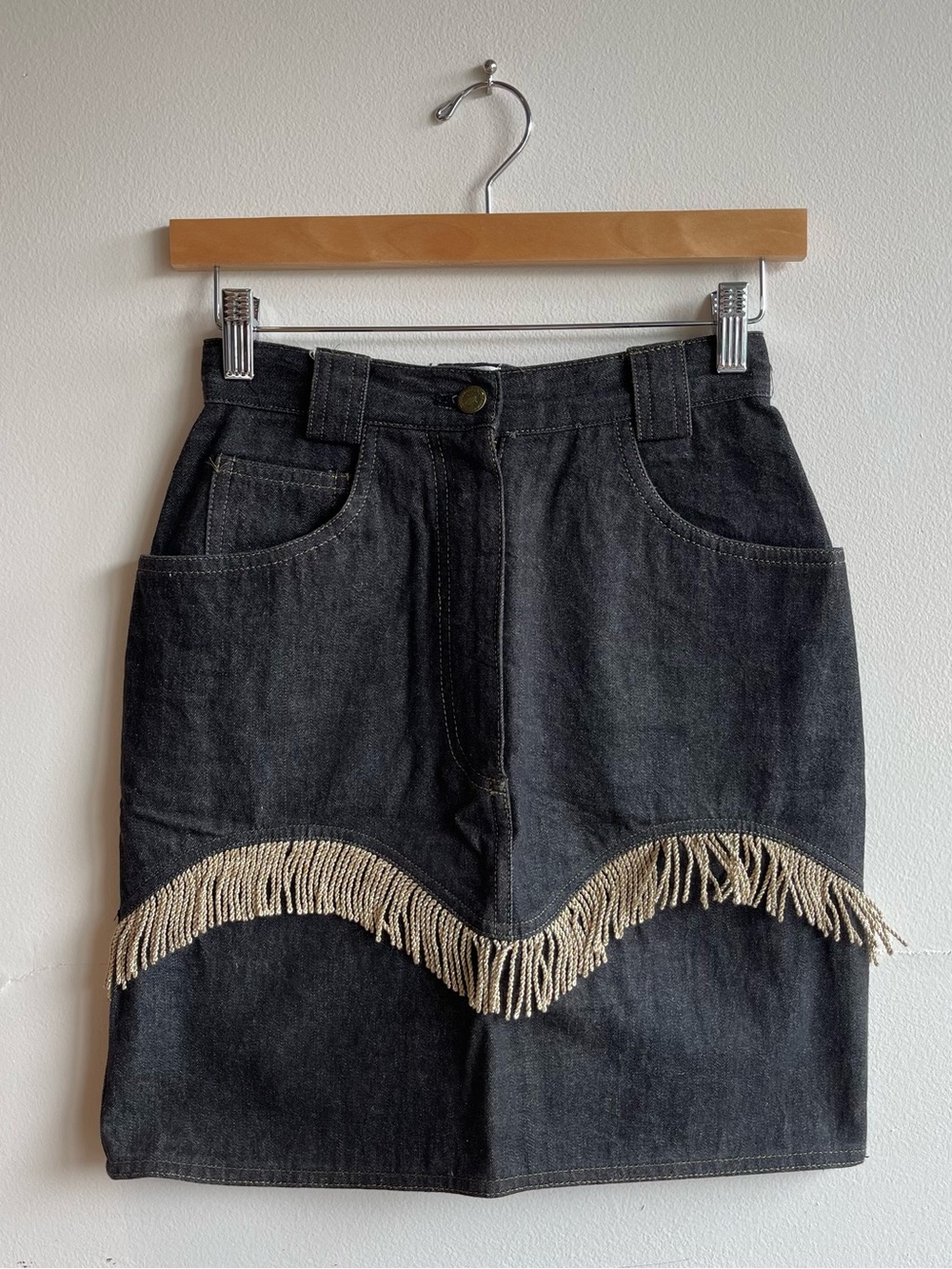 90s Moschino Western Skirt